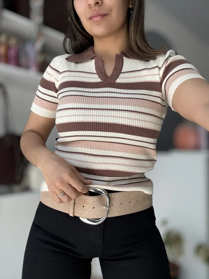 Remera MULTICO beige