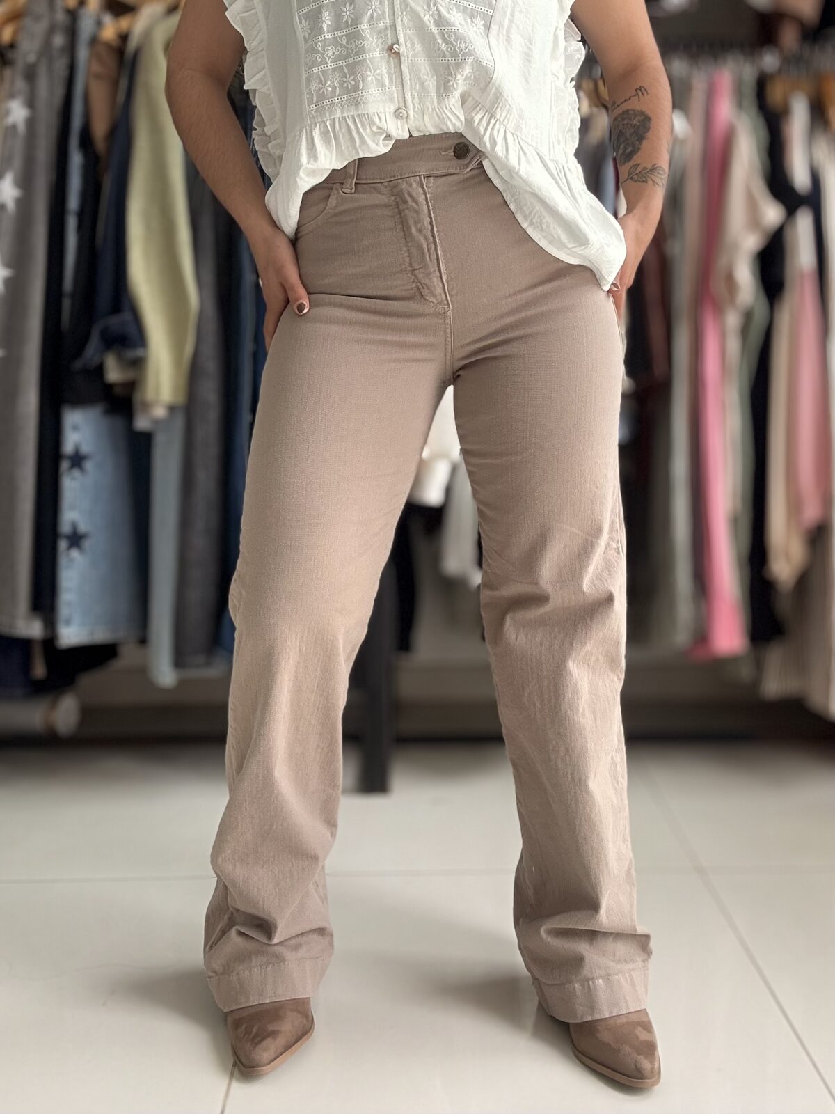 jeans FLECHA choco