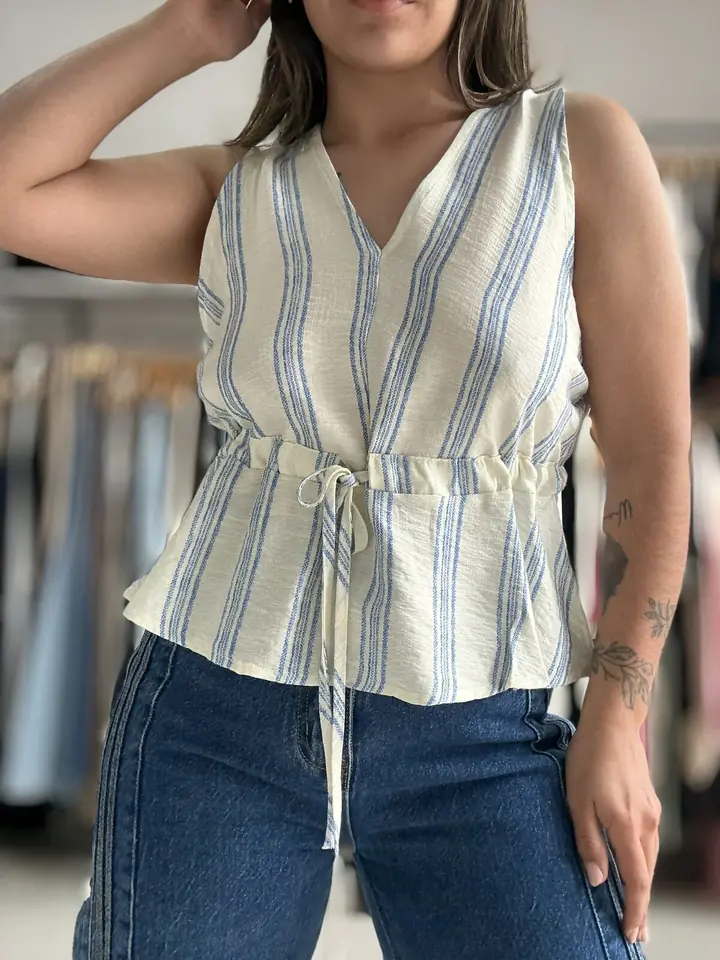 Blusa PIA celeste