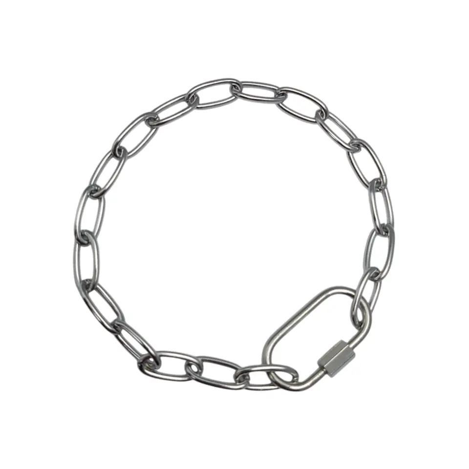 Pulsera de acero plateado