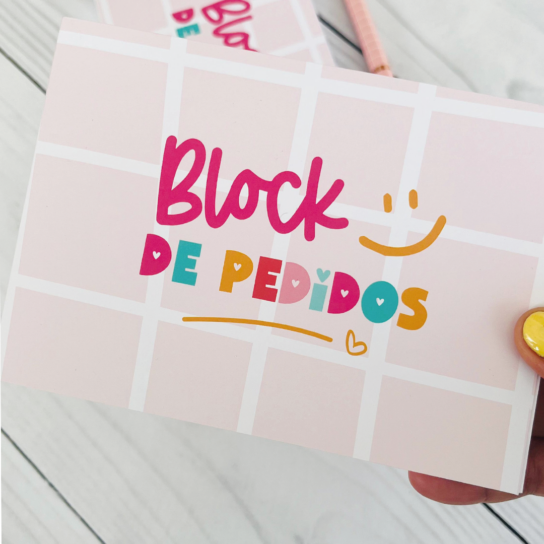 BLOCK DE PEDIDOS