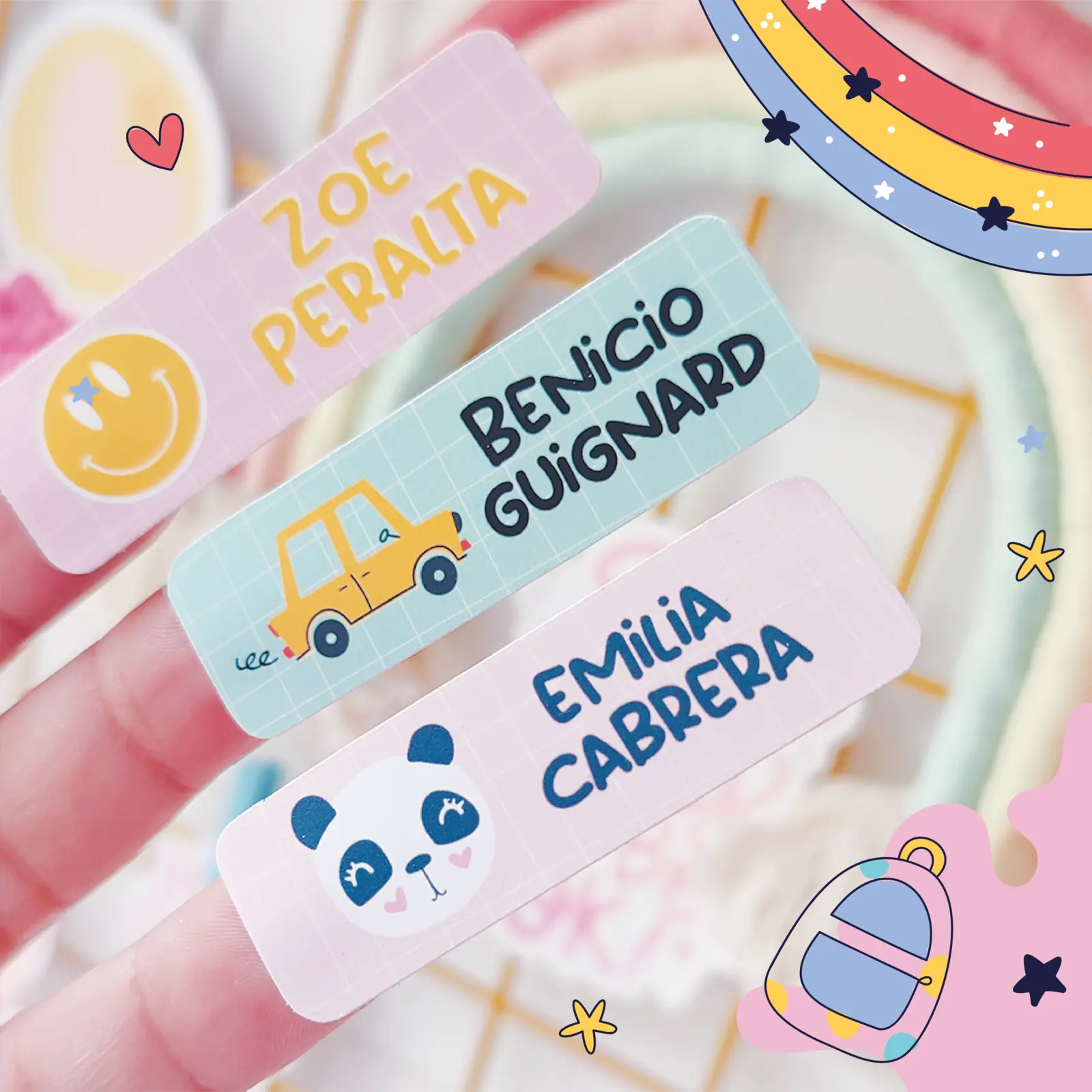 ETIQUETAS ESCOLARES MAMÁ FRECUENTE