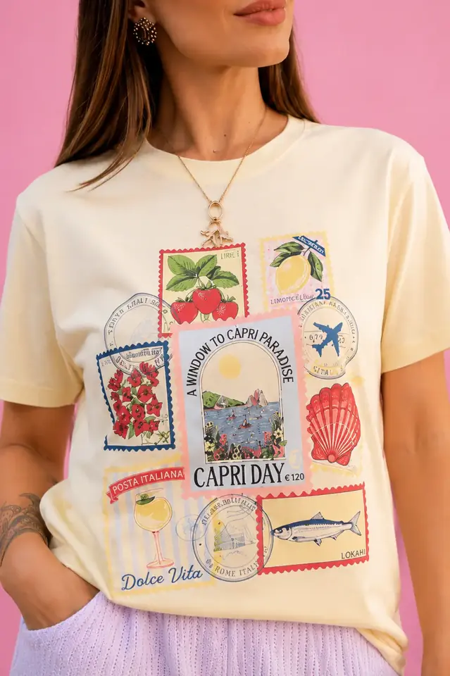 Tshirt amarilla Capry Day