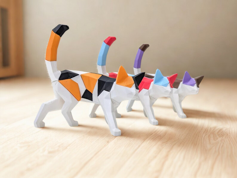 Gato Puzzle 3D Magnético – Tamaño Pequeño