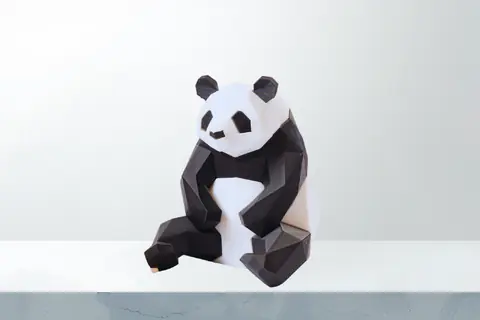 Puzzle 3D Magnético Panda tamaño grande