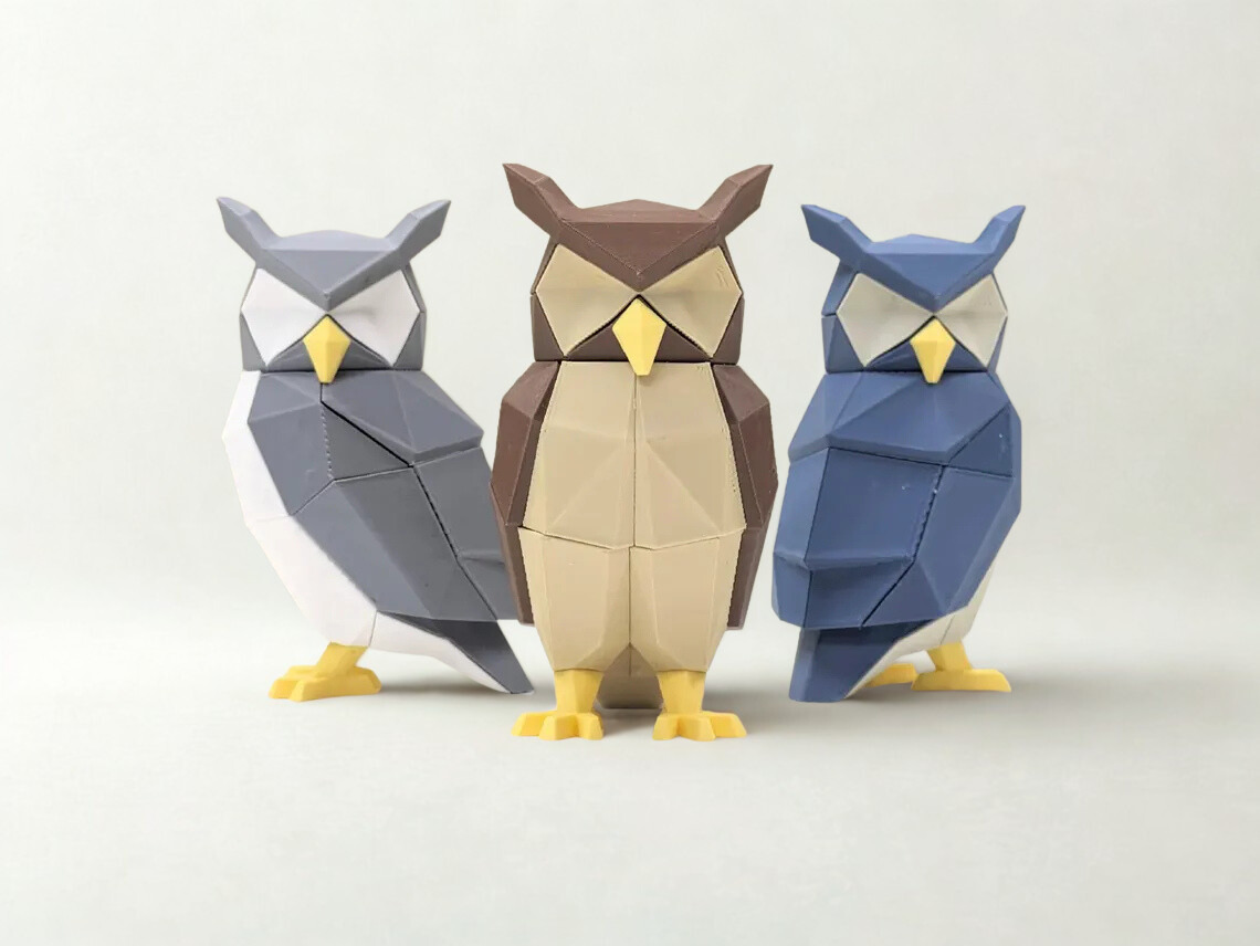 Puzle 3D Búho Magnético – Tamaño Grande