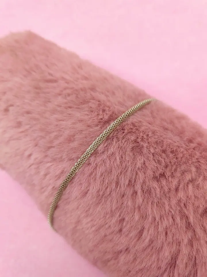 Pulsera Mesh Silver — Acero Quirúrgico Tejido Malla Tubular
