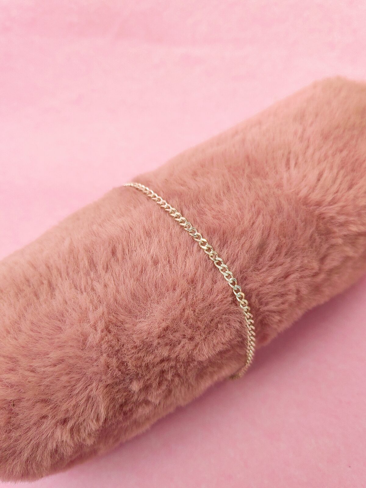 Pulsera Grumet Slim — Acero Blanco Tejido Barbada