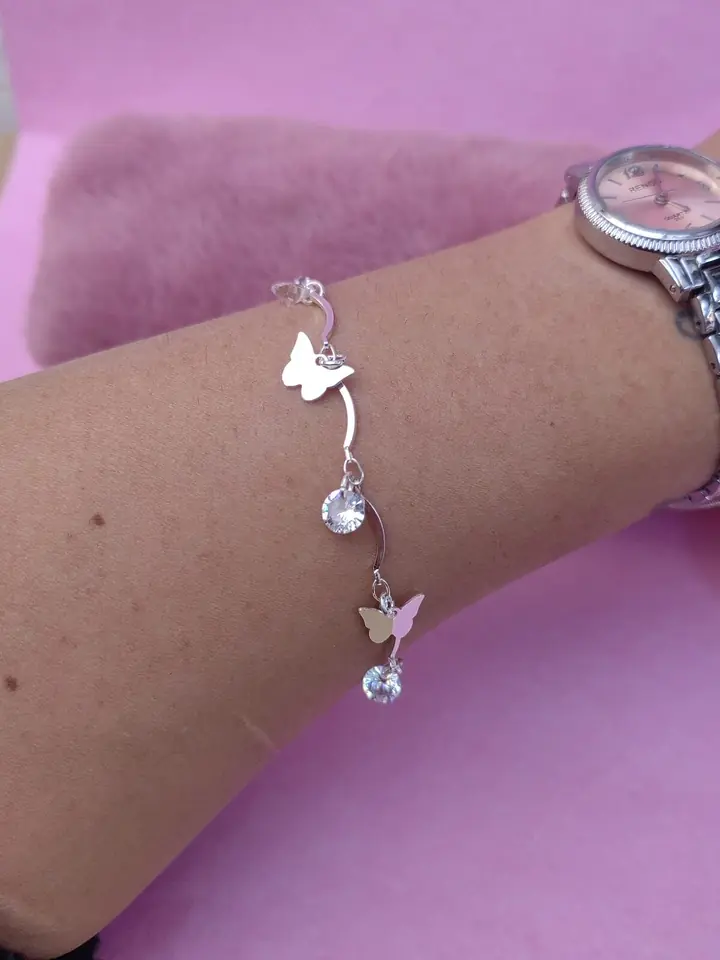 Pulsera Mariposa + Brillo