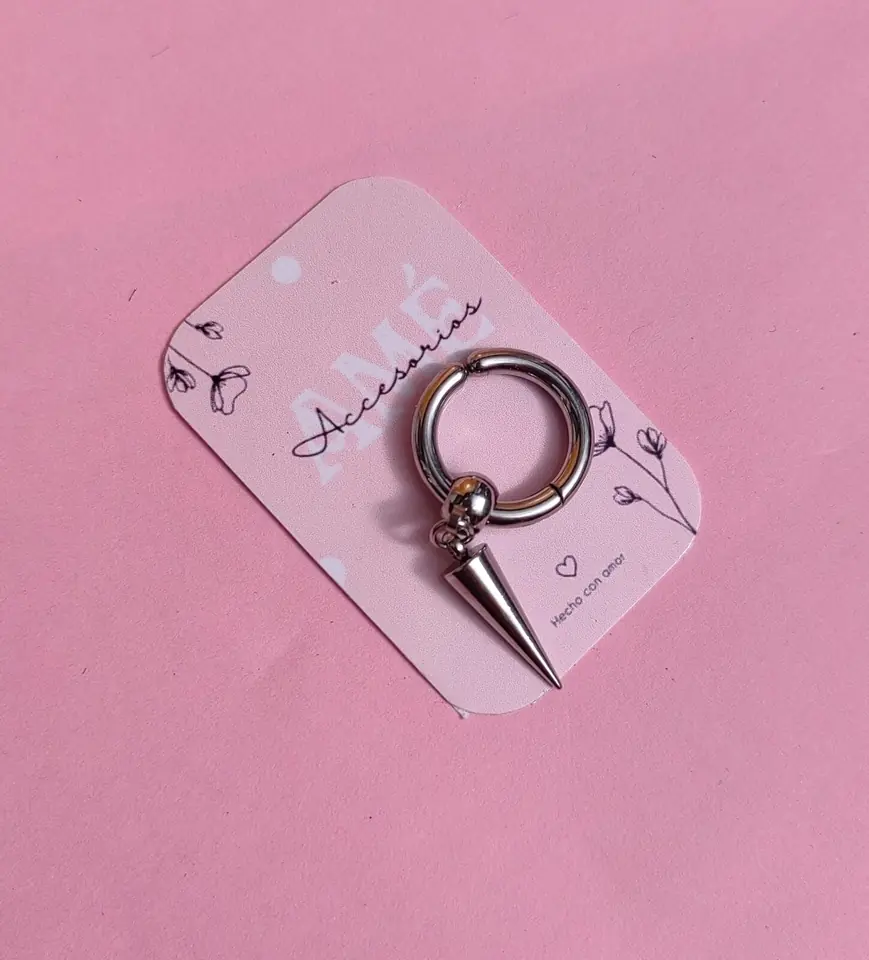 Aro Spike Dangle Silver Steel