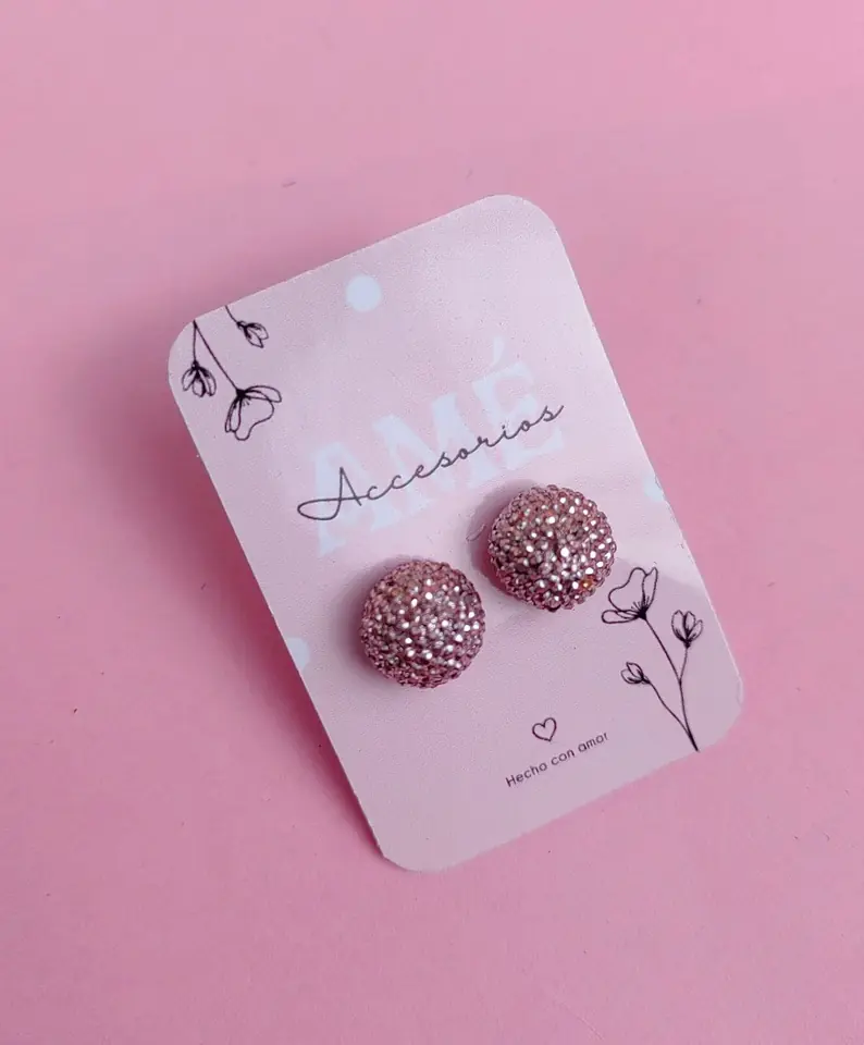 Aros Glitter Sphere Pink