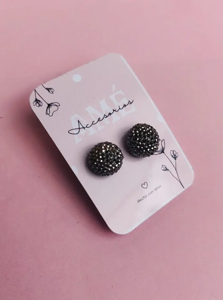Aros Glitter Sphere Gunmetal