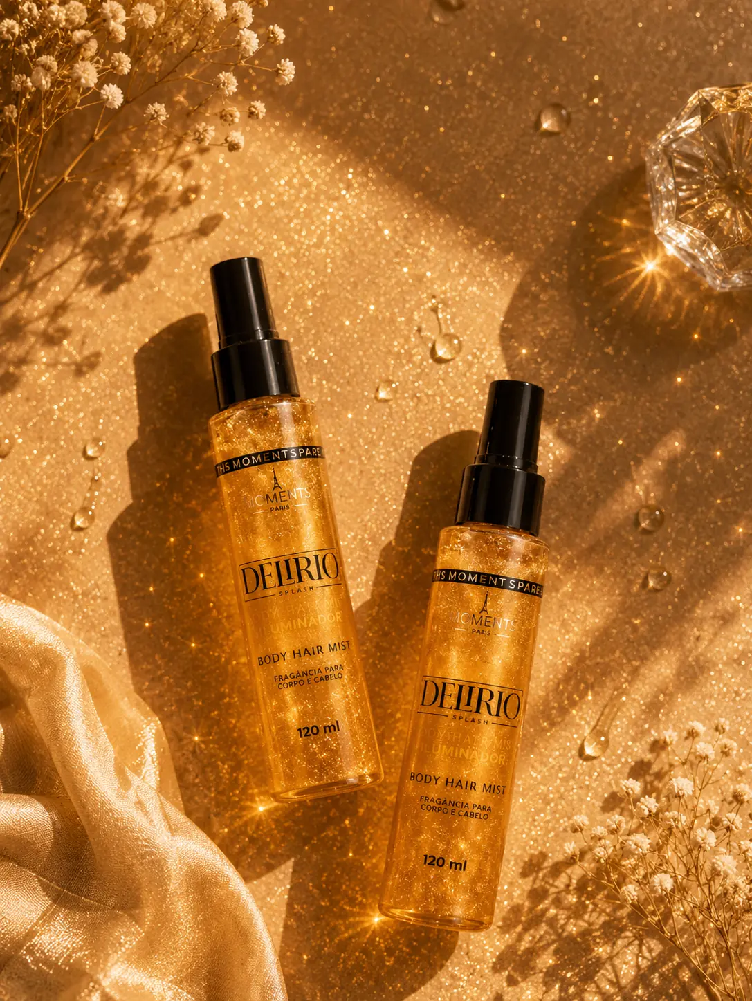 ✨ DELIRIO SPLASH – Body Hair Mist Iluminador ✨