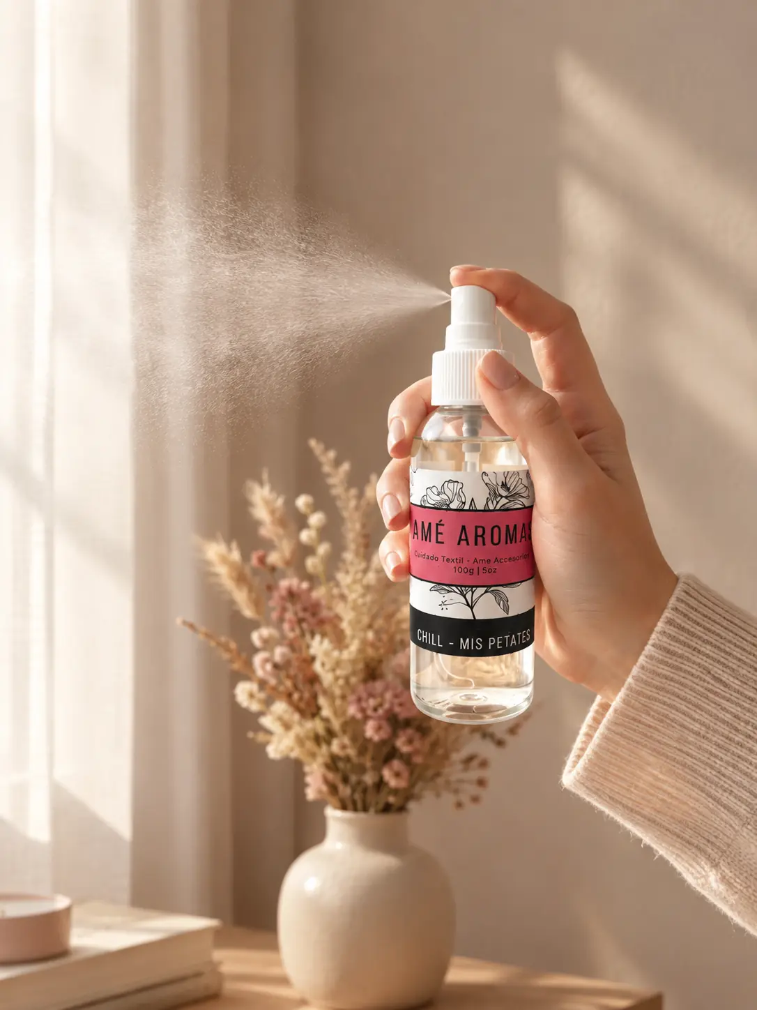Perfumador Textil CHILL – Aroma Mis Petates (100 ml)