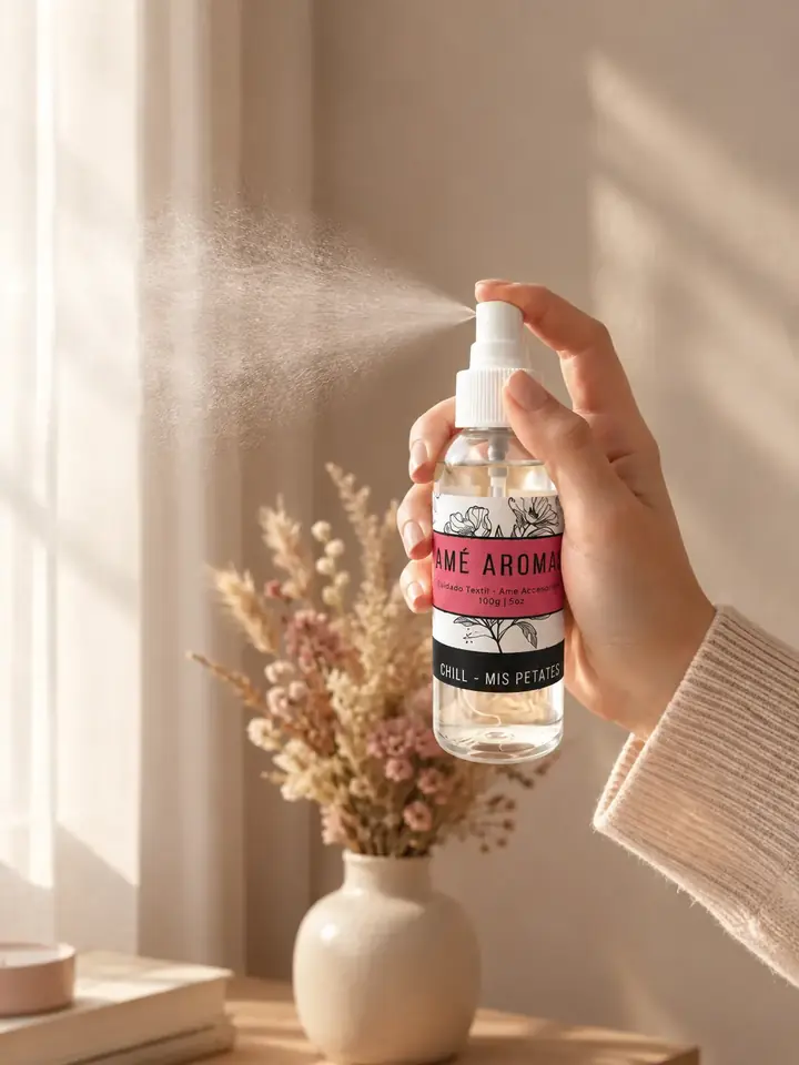 Perfumador Textil CHILL – Aroma Mis Petates (100 ml)