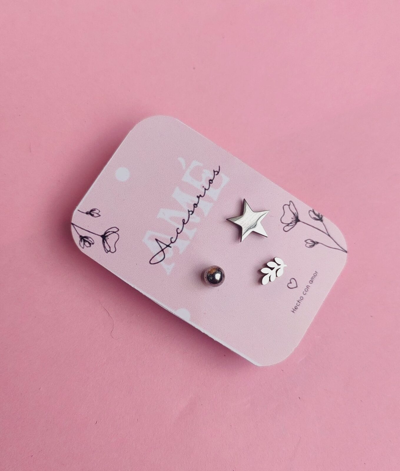Set Ear Party Botanica & Star Steel