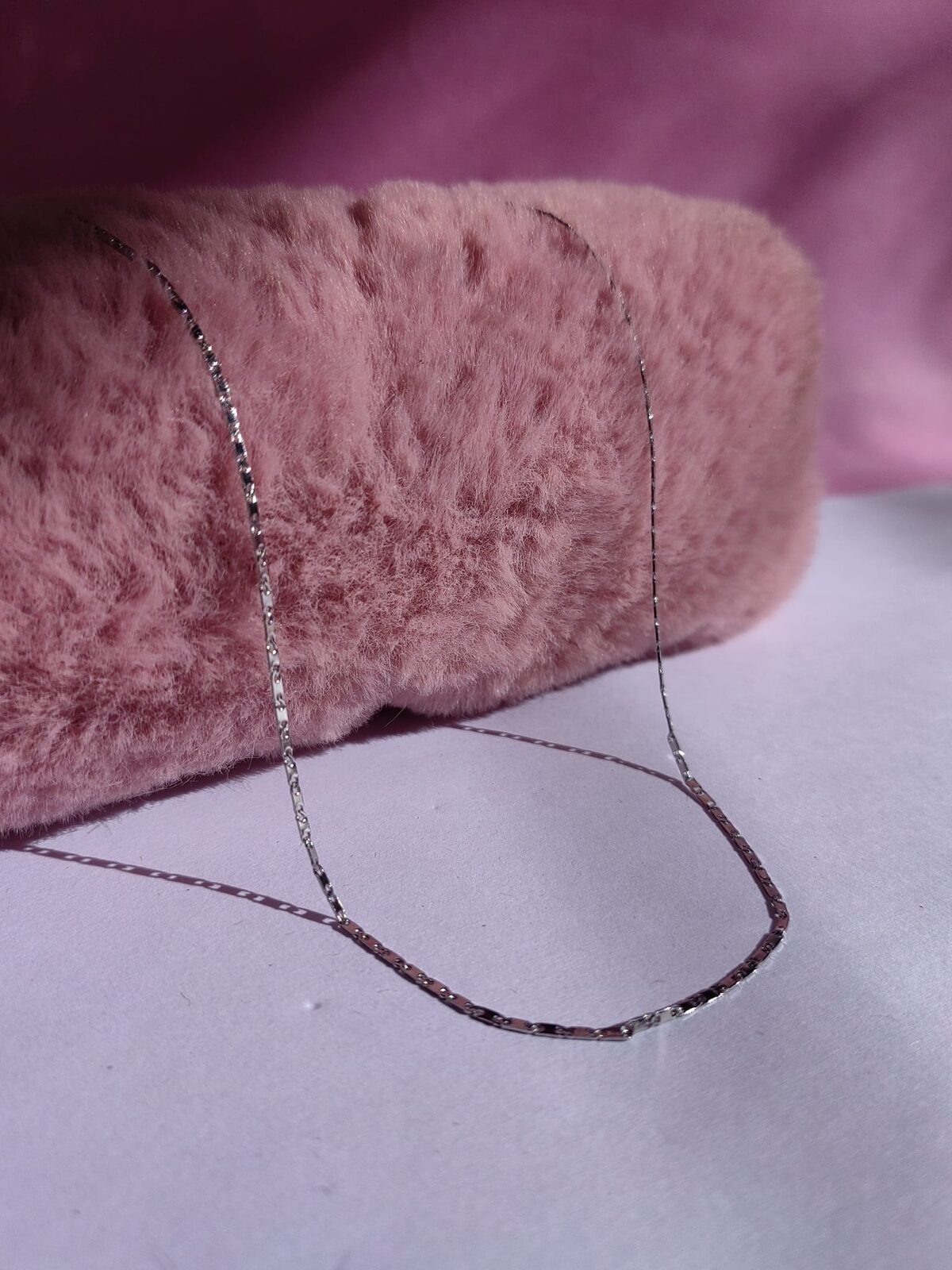 Collar Silver Diamond Cut Chain — Cadena Enchapada en Plata 45 cm