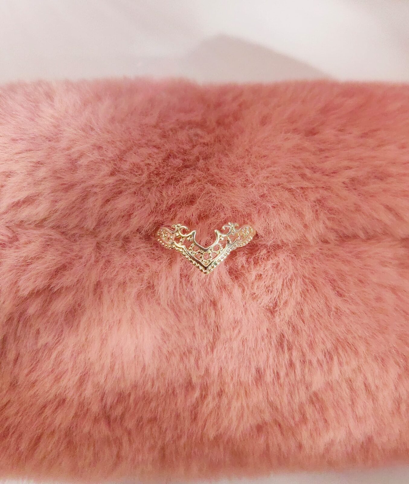 Anillo Silver Royal Crown Tiara — Anillo Enchapado en Plata Corona Calada