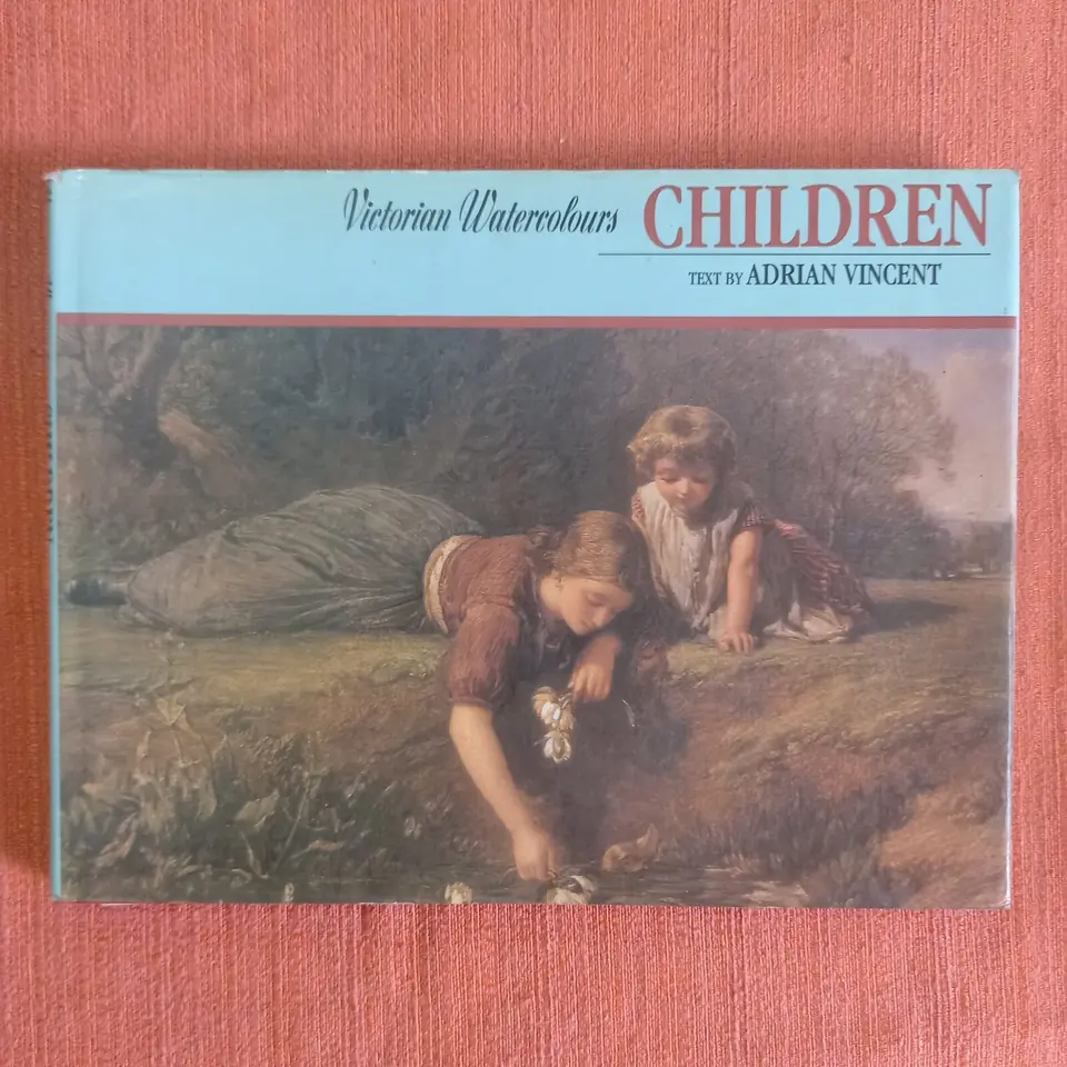 Children Victorian Watercolours. Adrian Vincent