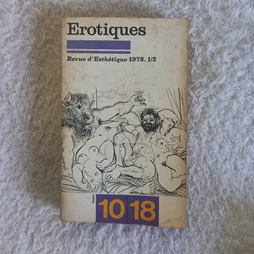 Erotiques Revue d'esthétique 1978 1/2