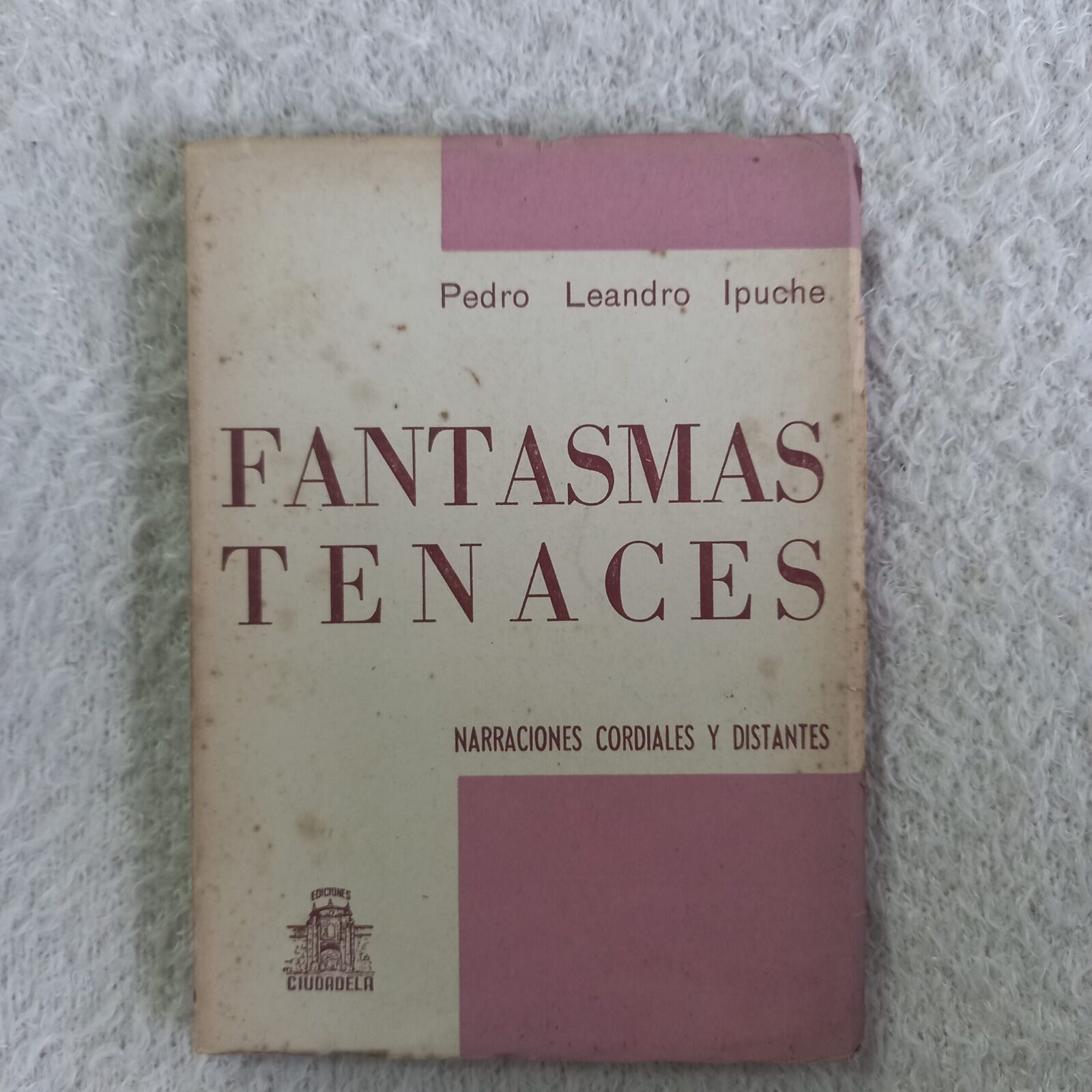Fantasmas tenaces. Narraciones cordiales y distantes. Pedro Leandro Ipuche