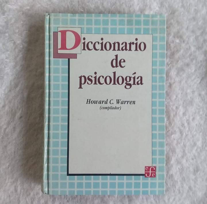 Diccionario de psicología. Howard C. Warren (compilador)