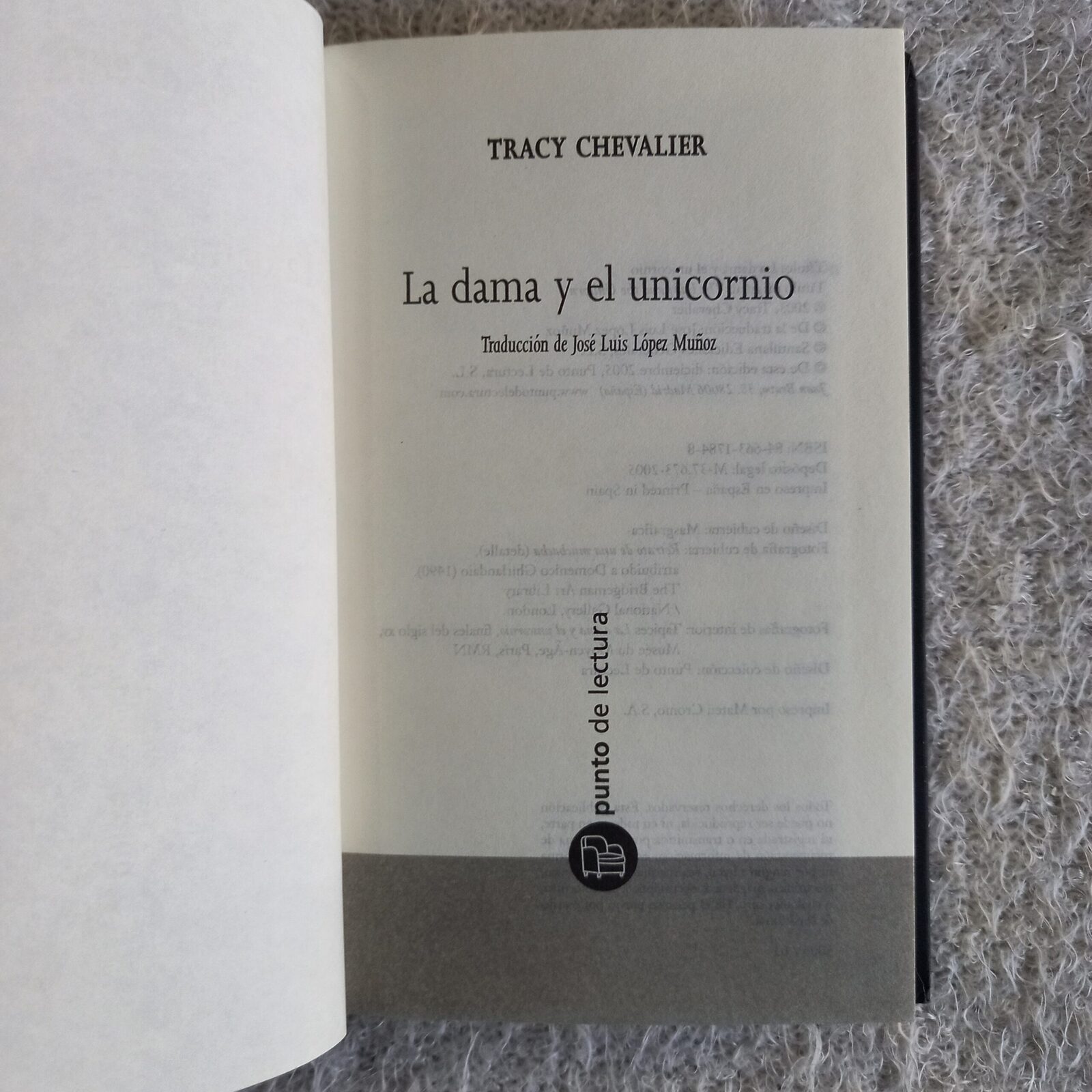 La dama y el unicornio. Tracy Chevalier