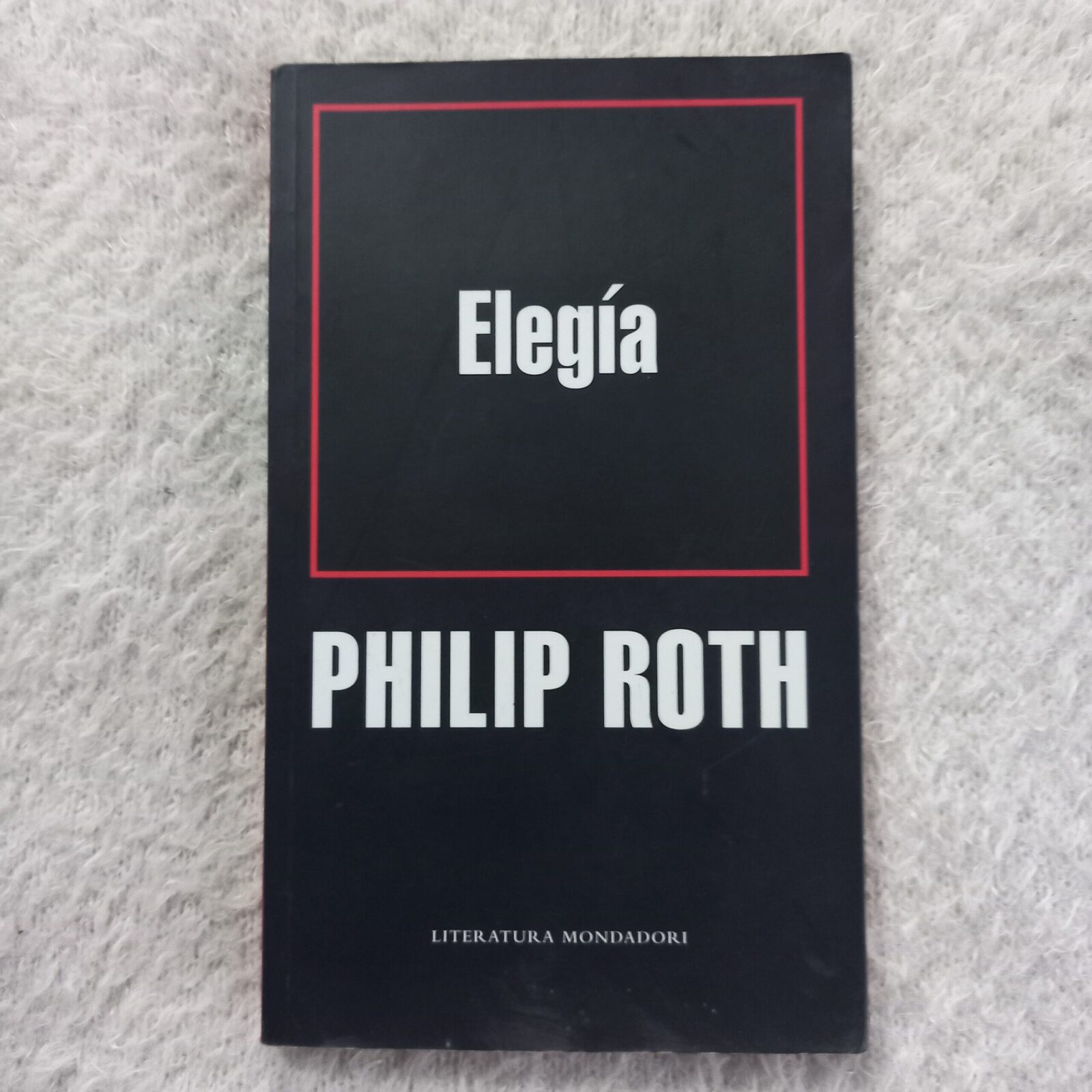 Elegía. Philip Roth