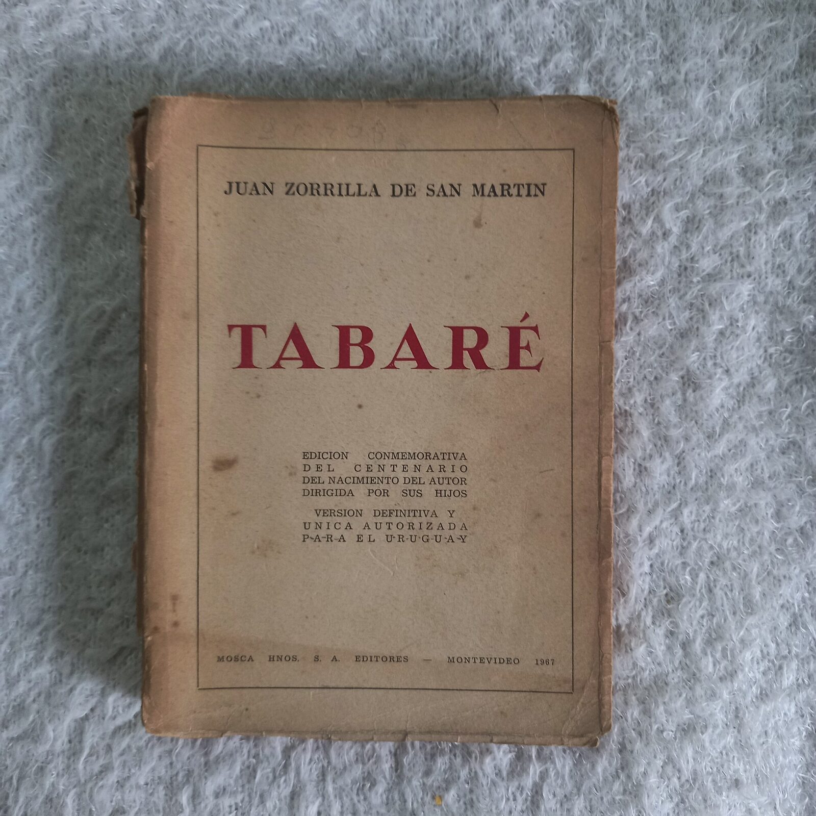 Tabaré. Juan Zorrilla de San Martín