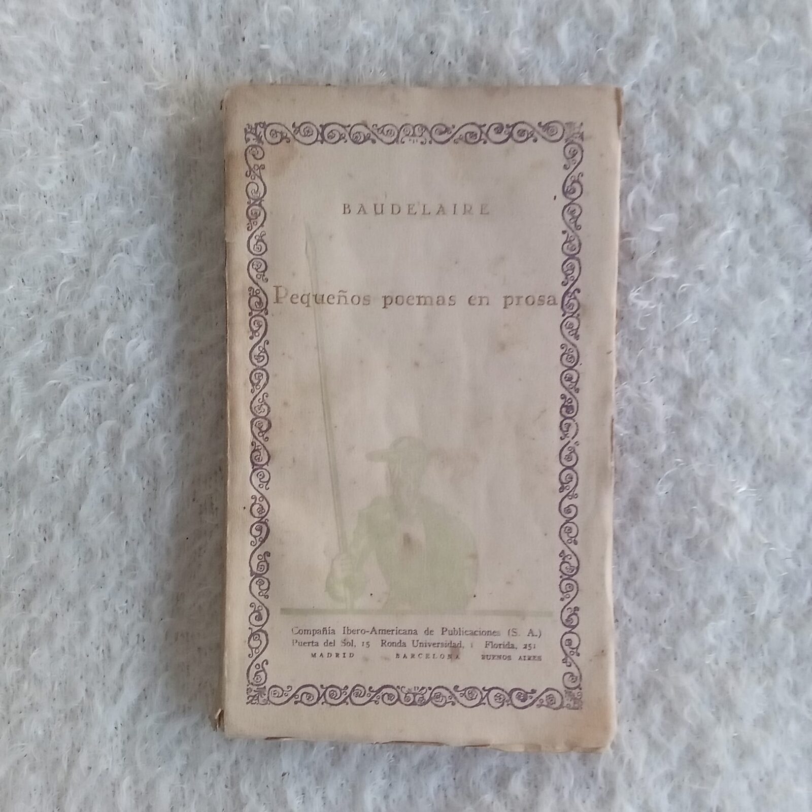 Pequeños poemas en prosa. Charles Bodelaire