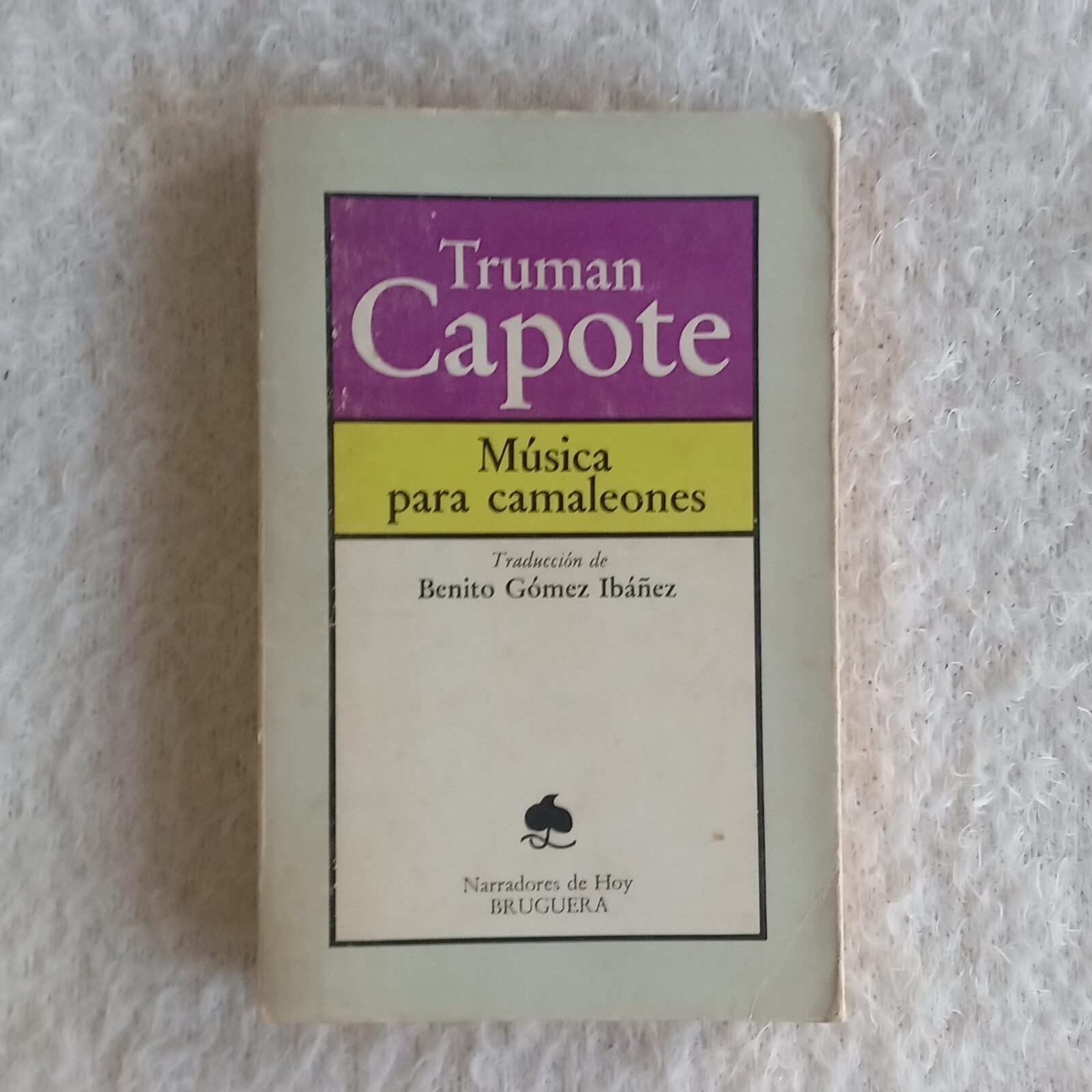 Música para camaleones. Truman Capote