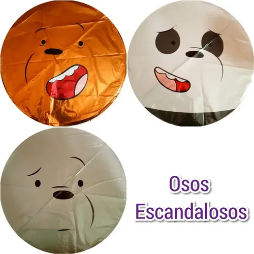 Globo osos escandalosos 18"