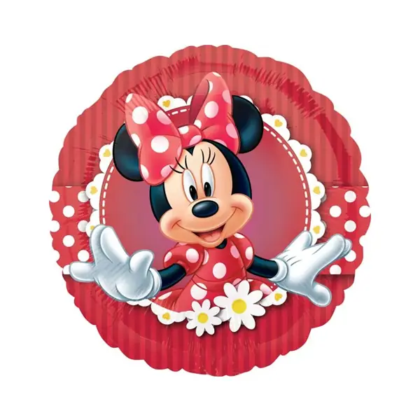 Globo redondo minnie roja