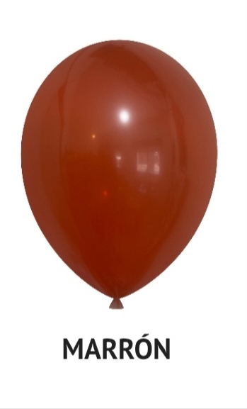 Globo Marrón R12 x 50