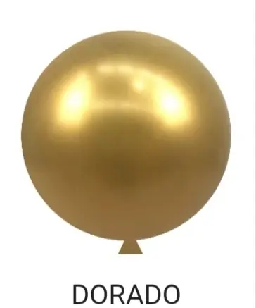 Globo cromado dorado R18