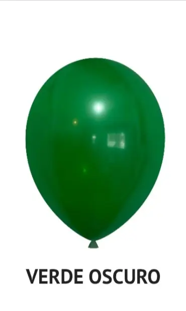 Globo Verde Oscuro R12 x 50
