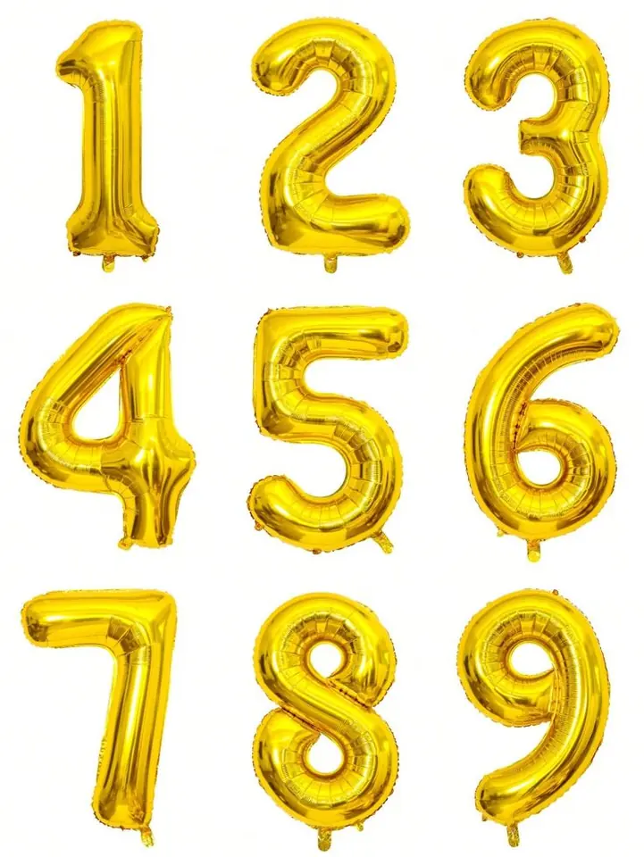 globo Numero 16Pulgadas DORADO