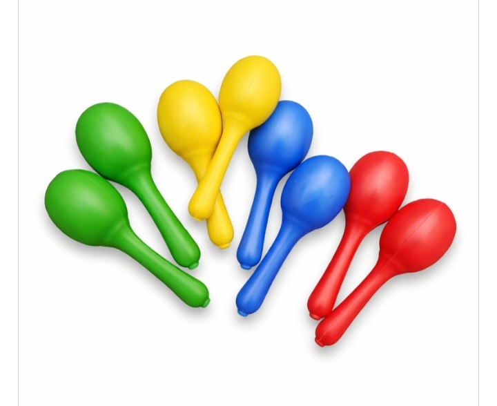 maracas  colores surtidas