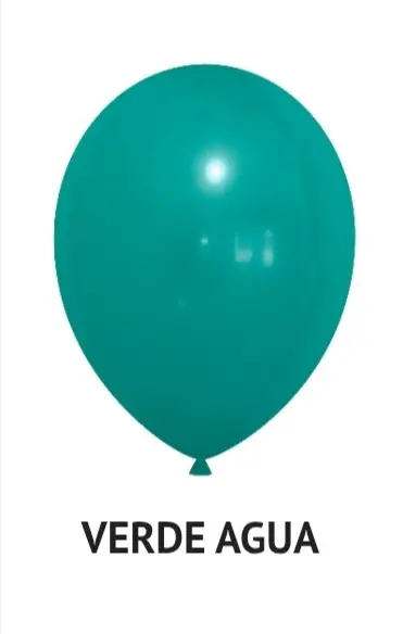 Globo Verde Agua R12 x 50