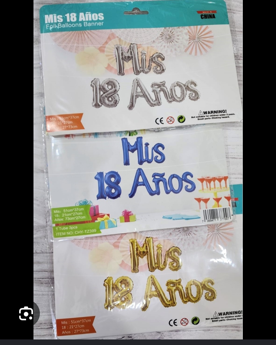 Globo mis 18 años