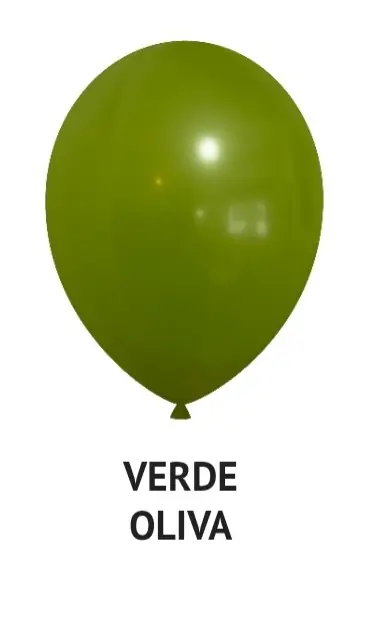 Globo verde oliva R12 x50