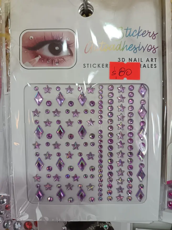 Stiker autoadecivos  para rostro  manualidades