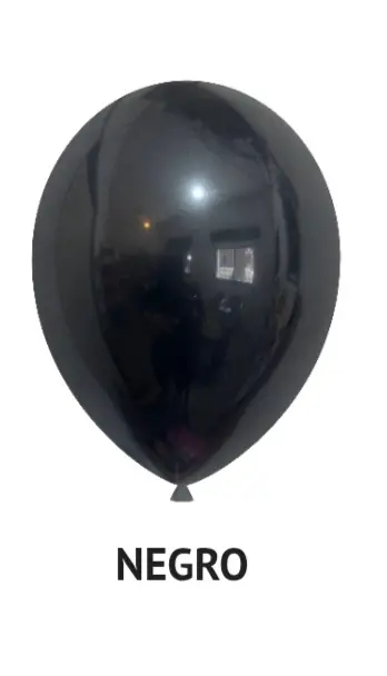 Globo negro R10 x50