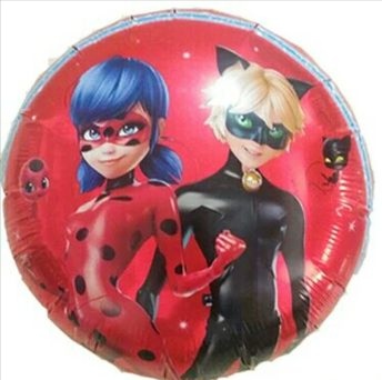 Globo ladybug redondo 18"