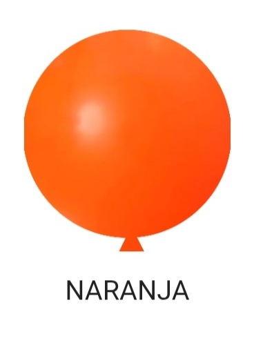 Globo R36 naranja