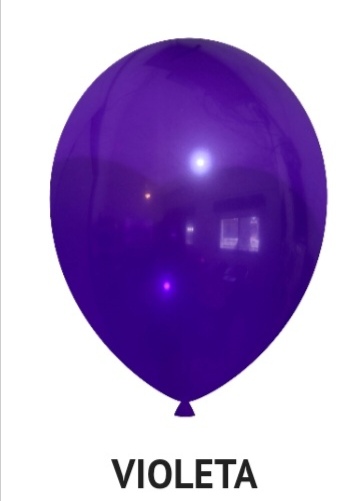 Globo violeta R12 x 50