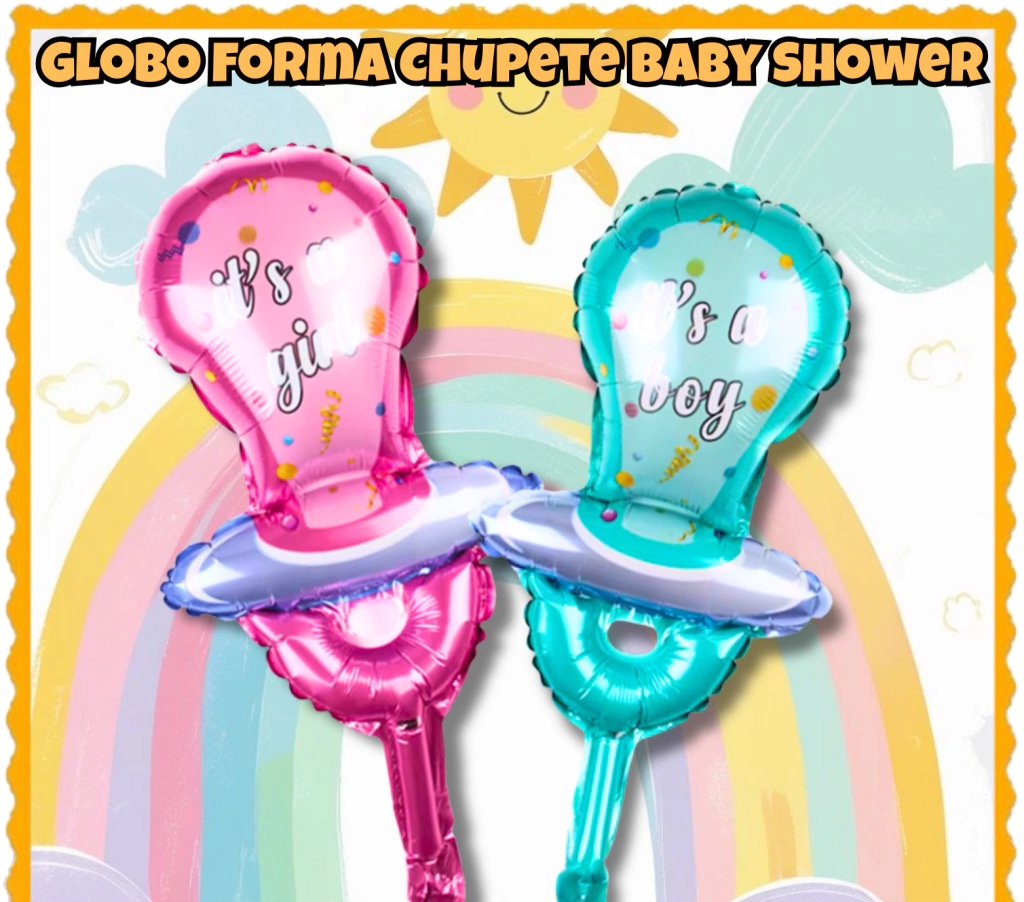 Globo chupete baby shower 14"