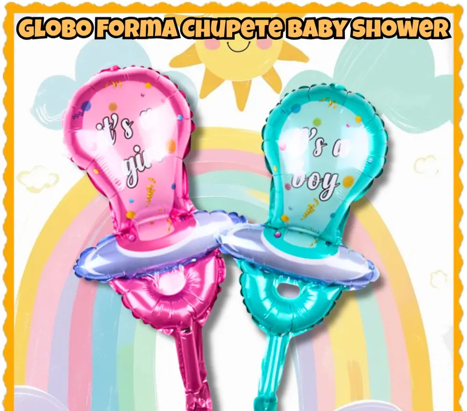 Globo chupete baby shower 14"