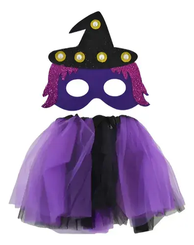 Disfraz brujita bruja niña