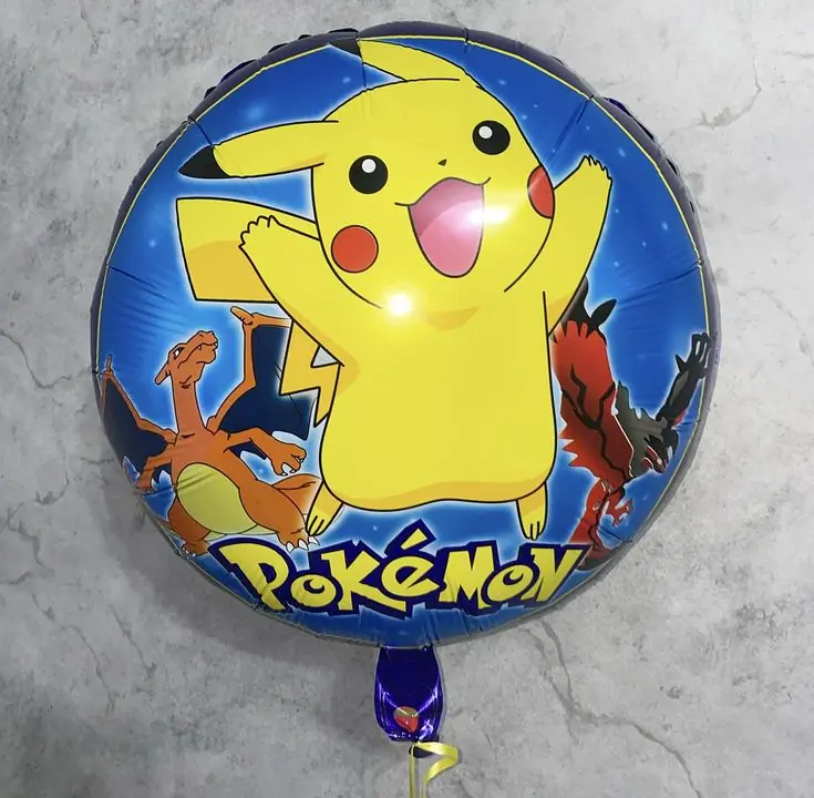Globos redondo 18" pokemon picachu